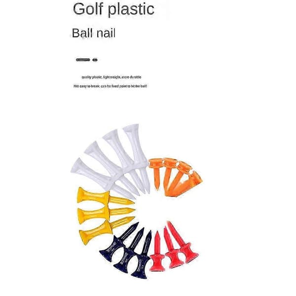 Golftillbehör Kopp Tee Golf Limit Pin Plasthållare 51MM Vit White
