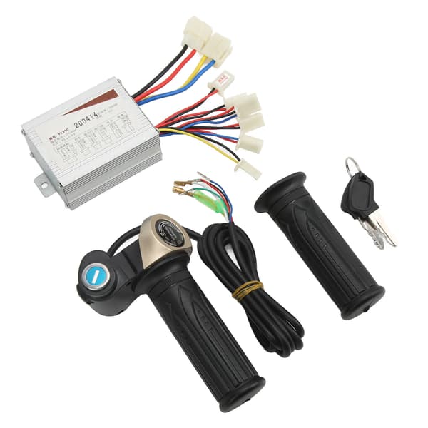 48V 500W E-sykkel Gasshåndtak Låsing Hastighetskontroller Kit med Strømdisplay