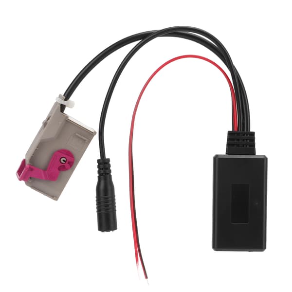 Trådlös Bil AUX Adapter Bluetooth 5.0 Hands Free Mikrofon för RNSE RNS E Värd