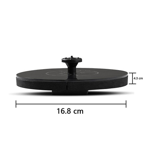 Solar Fuglebad Springvandspumpe, Opgrader Solar Springvand med 4 dyser, Fritstående Flydende Soldrevet Vand Springvandspumpe Til Fuglebad, Have, P