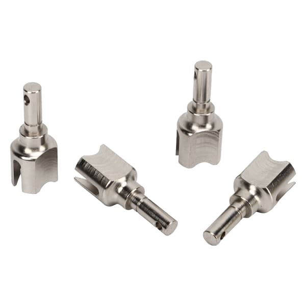 4 stk RC Differensialkopp Stål Høyfasthet RC Differensialkoblingskopp for ARRMA 1/7 1/8 Sølv