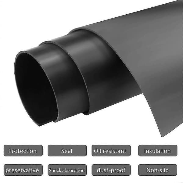 Neopren Gummiplate, Solid Gummimatter, Ruller & Strips for DIY Pakninger, Håndverk, Puter, Gulv, Beskyttelse, Støtter, Nivellering, Anti-Vibrasjon, An