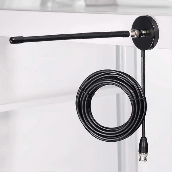 CB Radio Blød Pisk Antenne 27MHz 100cm PL259 BNC Magnetisk Base[ht]