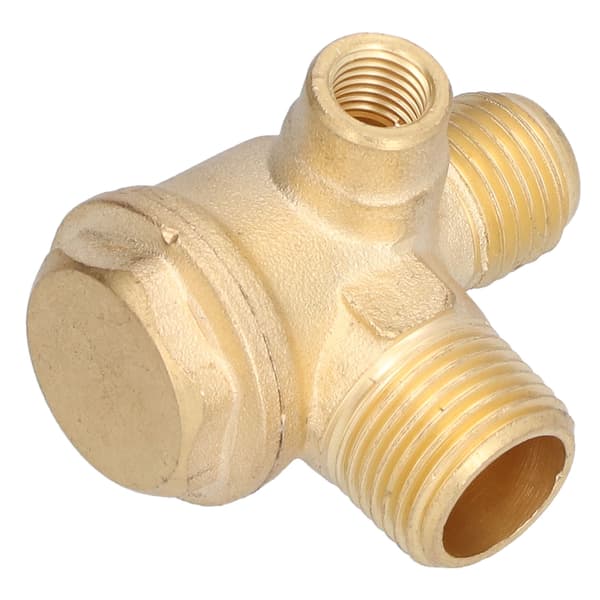 323 Mässing 3-vägs Luftkompressor Koppling 7mm 14mm 16mm Bakre Ventil