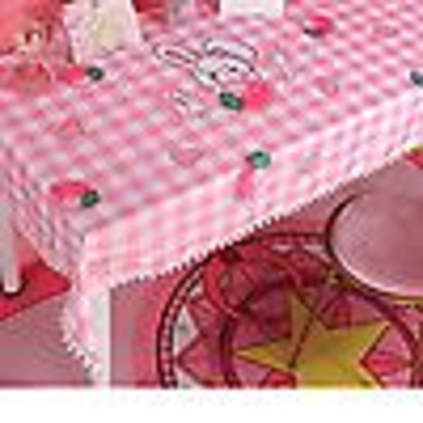 Strawberry Bunny tegnet duk for flickor og studenter - 100cm x 70cm