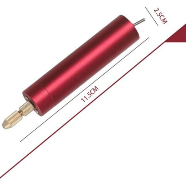 Mini elektriska borrmaskiner, 5V bärbar USB -borrmaskin med 3 borrskär+1 hexdrivrutin Craft Roterande verktyg för trä Plastpapper