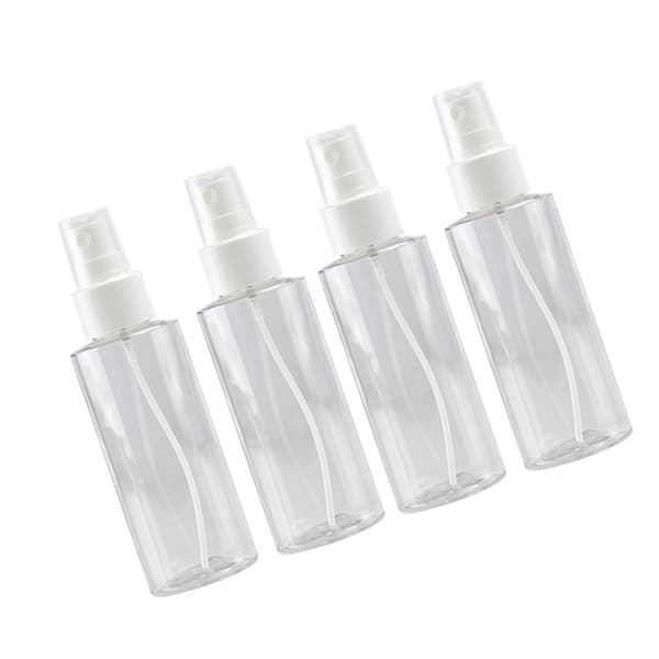 100 ml påfyllbare bærbare gjennomsiktige sprayflasker for parfyme og aromaterapi