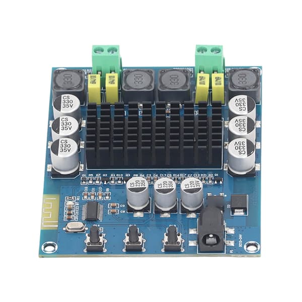120W Dual Channel Bluetooth Digital Effektforstærker Board til Bilhøjttalere