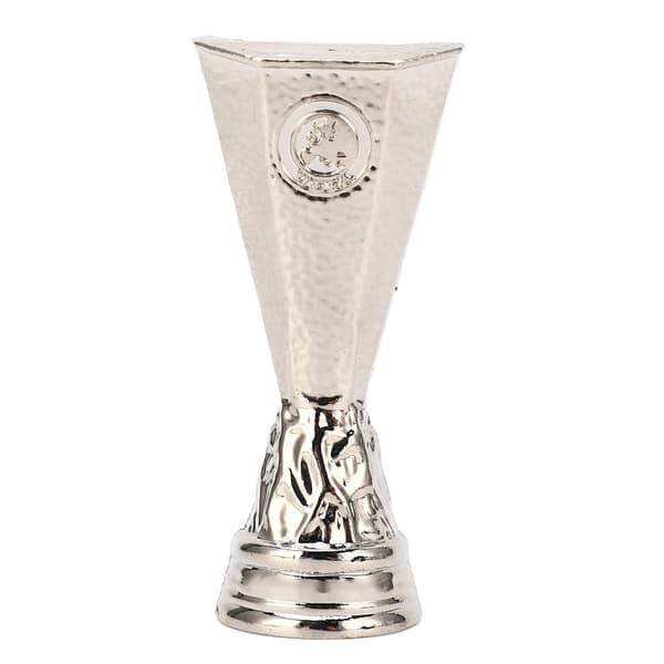 Mini Fodboldtrofæ Metalmodel Fan Souvenir Skrivebordsdekoration 4,5 cm