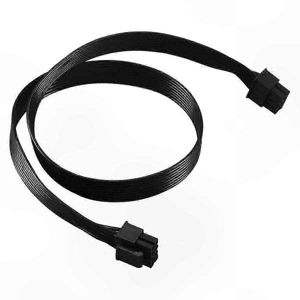 8-bens CPU til 4+4-bens EPS-12V bundkort strømadapterkabel til modulær PSU-kompatibilitet Black