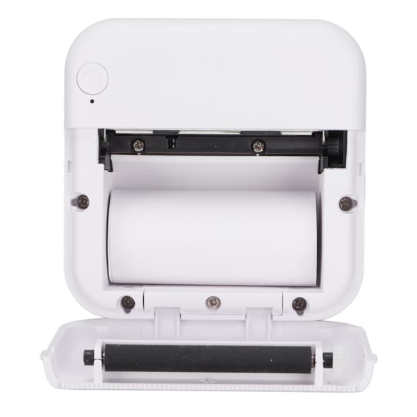 Bærbar Printer 200DPI Ergonomisk Design Trådløs Forbindelse Termisk Papir Ingen Blæk Mini Printer til Hjemmekontor Blå