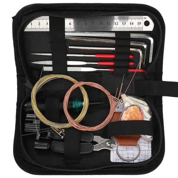 Gitarrreparationsverktygssats 3 i 1 Strängbytesverktyg för Ukulele Bas Mandolin Banjo