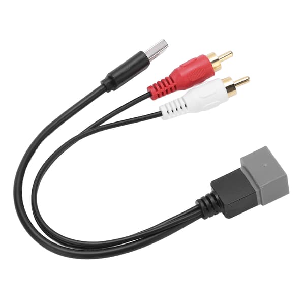 23 cm 9,06 tommer 8-pin bilstereo USB RCA-adapterkabel til Nissan Cube Juke Versa