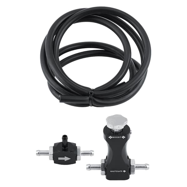 Justerbar Bilateral Turbo Tee Bleed Valve Manuell Boost Controller Kit Universal för bil