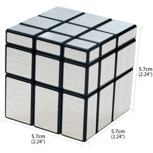 Mirror Cube Mirror Cube Puzzle, Super Glat Magic Speedcubing Cube Puzzle 3D Magic Cube Professional，
