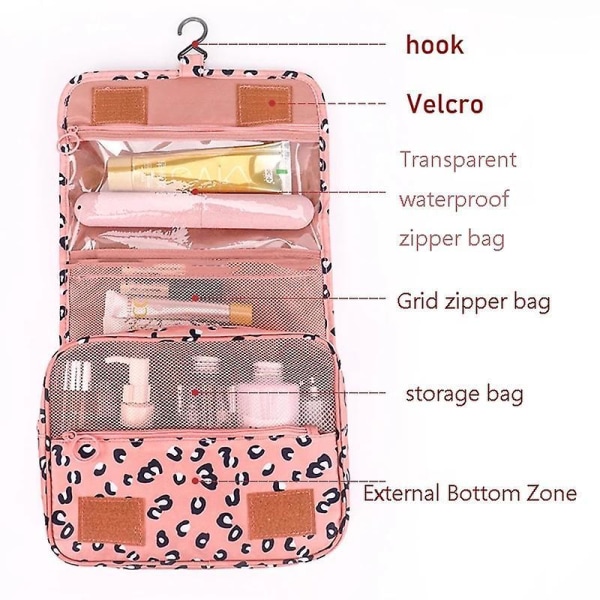 High Capacity Makeup Bag Travel Cosmetic Bag Waterproof Toiletries Storage Bags Travel Kit Ladies Beauty Bag Neceser Organizer Style 5