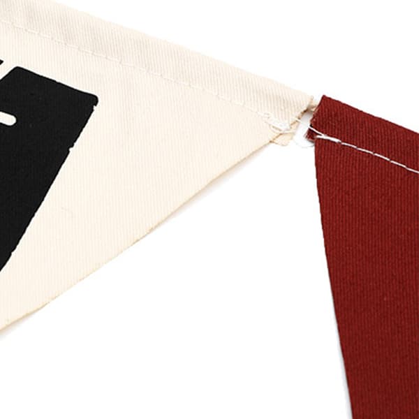 Vimpelbanner 16 Bomullsdekorative Trekantede Vimpelflagg for Campingteltsdekorasjon