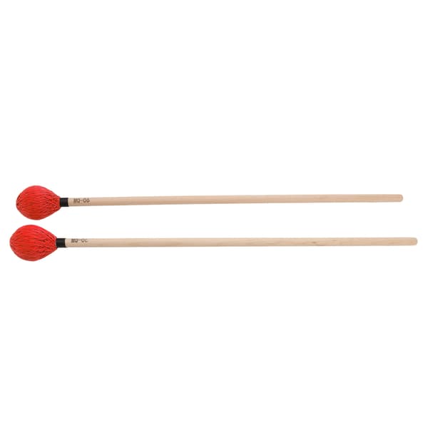 Marimba Køller Medium Hardt Garnhode Lønnehåndtak Percussion MQ-06 Rød