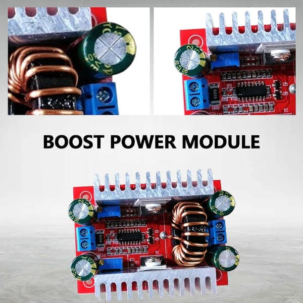 2 stk. 400W 15A DC-DC Step Up Down Boost Buck Spenningsomformer Modul SuppIR[ht]