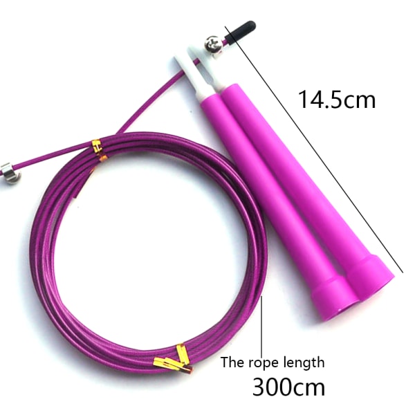 Hopprep - Speed ​​Rope, justerbar for boxning, resor pink
