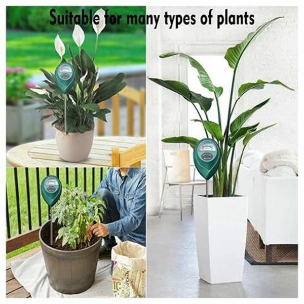 XLUX lang probe hygrometer til brug i dyb jord, vandindikatorsensor, hygrometer til store potteplanter, blomster, garde