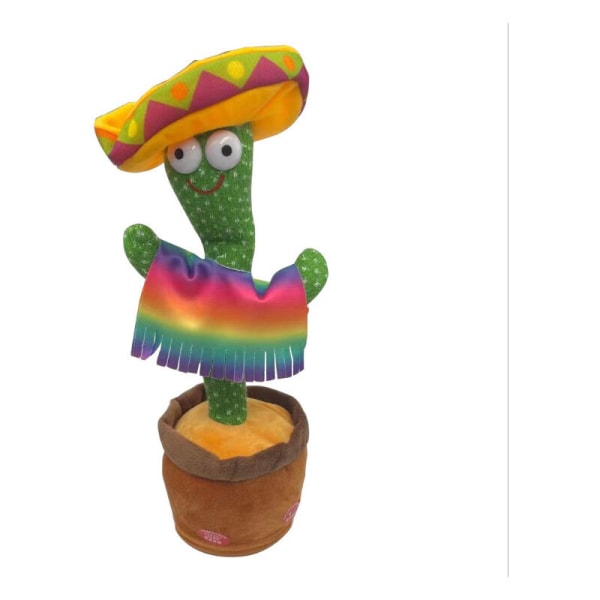 Den dansande kaktusen kan sjunga, lära sig tala, dansa, sandskulptur, vrida kaktusen - 5:e batteriet