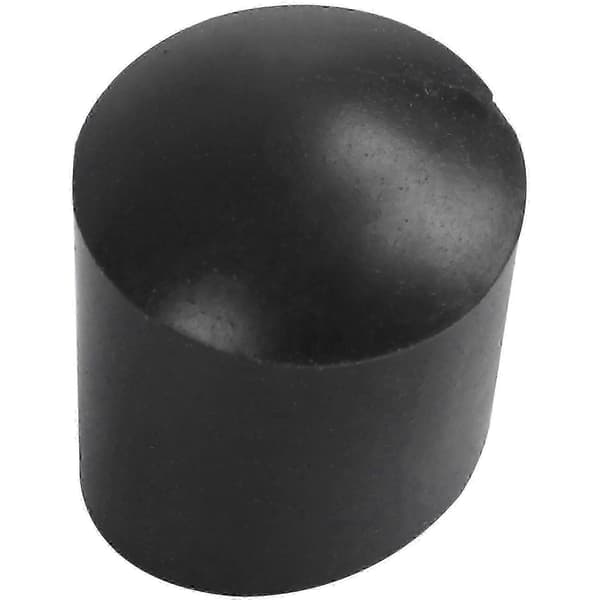 Gummikapper 400-pak sorte gummirørender 10 mm runde Black