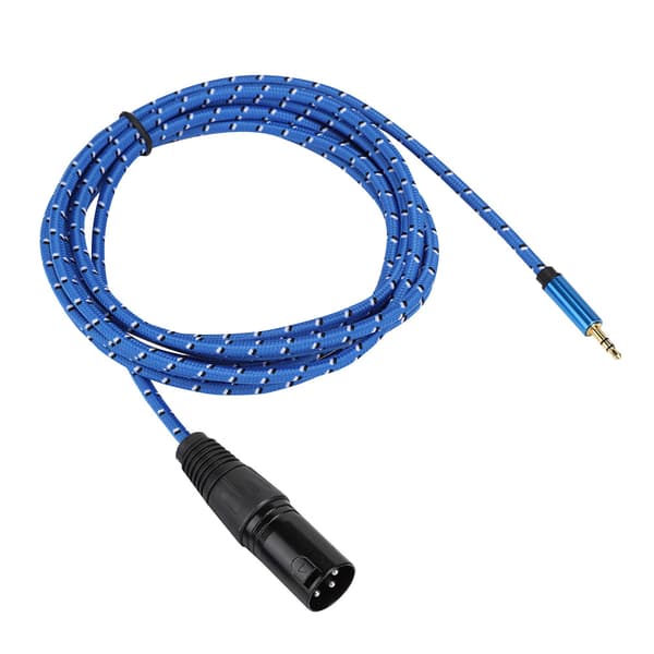 3 Meter 3.5mm Stereo Hann til XLR Hann Adapter Lydkabel Patch Cord Tilbehør