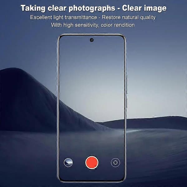 imak High Definition Integreret Glaslinsefilm Sort Version Not Specified For vivo V50 5G