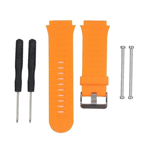 Til Garmin Forerunner 920XT erstatningsarmbånd (sort) Orange