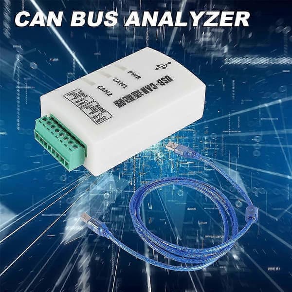CAN Bus Analyzer CANOpenJ1939 USBCAN-2A USB til CAN-adapter Dobbelt sti kompatibel ZLG[ht] White