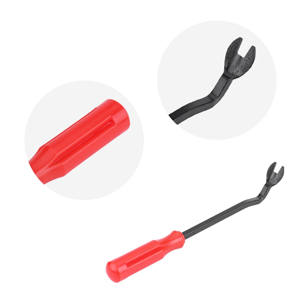 Bilstøvsdækslet Trim Clip Panel Glasfjernelse Polstring Fjernelse Trækker Fastgør Pry Tool 225mm