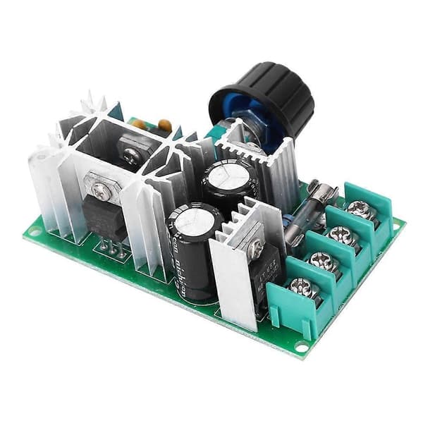 DC Motor Varvtalsregulator Modul PWM Regulator Effektregulator Fläkt 12V24V36V48V 20A