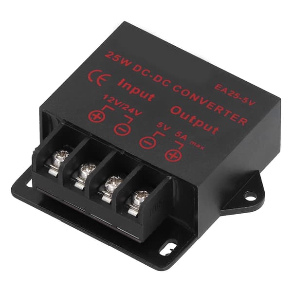 DC 12V 24V til 5V 5A Strømforsyning Konverter Regulator Transformator Modul