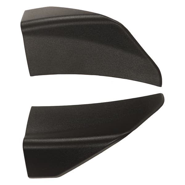 2 stk. Frontkofanger Læbe Splitter Diffuser Sort Afrundede Kanter Udskiftning til Ford Mustang 2015-2017
