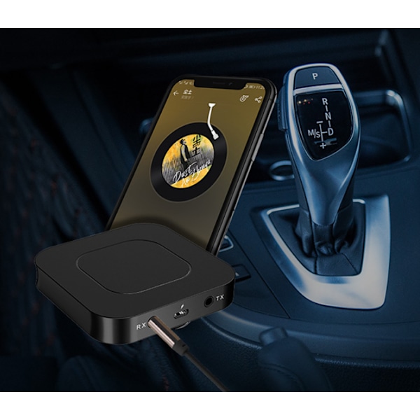 2 in 1 Bluetooth lähetinvastaanotin Bluetooth 5.0 3,5 mm äänivastaanottimen lähetinsovitin