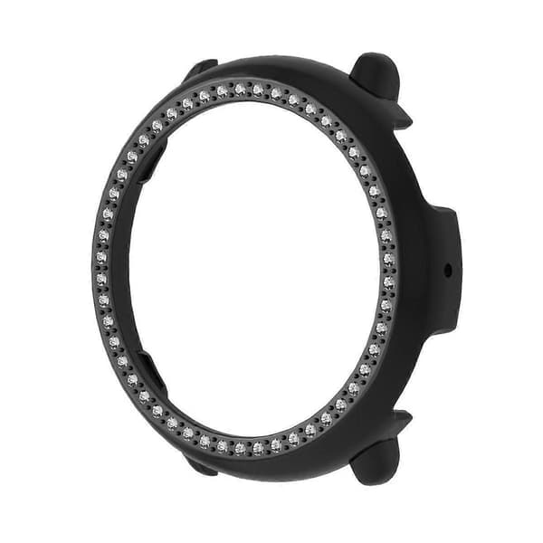 Diamant Halvtäckande PC Klockskyddsfodral för Amazfit Active 2 Black