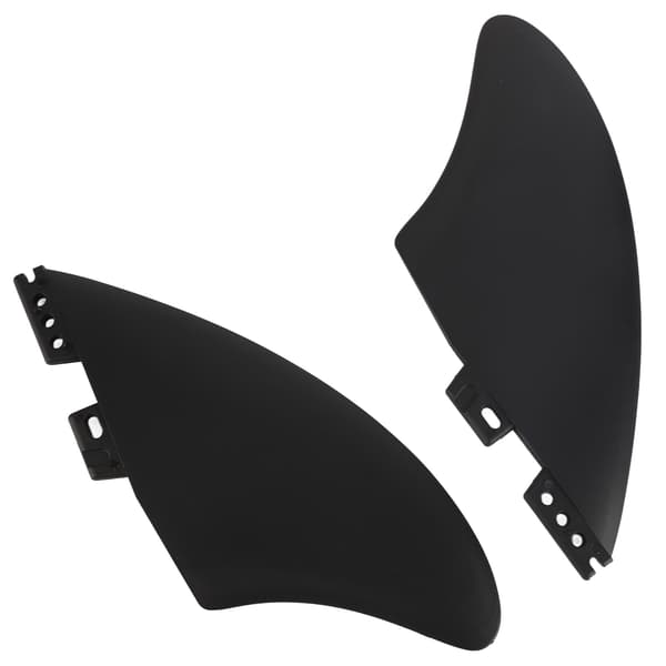 2 ST Surfebrettfinner Avtakbare PVC Fishtail Surfebrettfinner for Longboards Stand Up Paddleboards FCS2 Generasjon