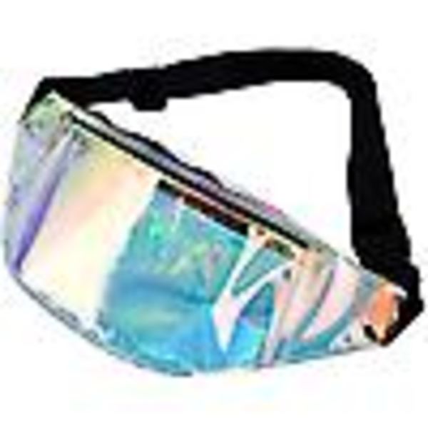 Transparent holografisk ryggväska genomskinlig midjeväska Hologram ryggväska Unisex bröstväska