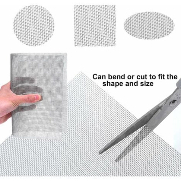 Mesh mesh levy suodatus metalliverkko mesh , hieno mesh 21*30cm hopea