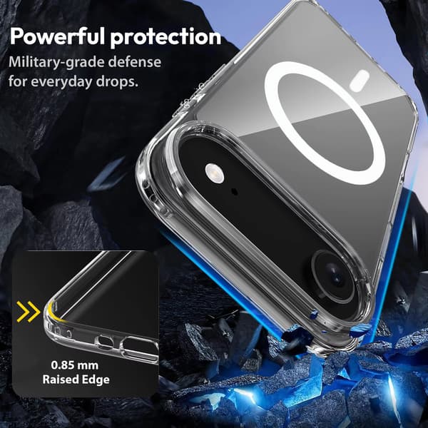 MagCase til iPhone 17 Air – Krystallklar MagSafe-deksel iPhone 17 Air