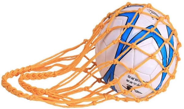 Boldnet, Netpose, Boldtaske af Nylonnet, til Fodbold, Basketball, Volleyball, Rugbybold, Boldbærenet Opbevaringstaske