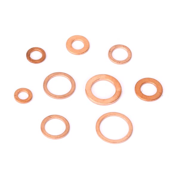 Profesjonell Hardware Boks Blandet Sett 200 stk M5 M14 Flat Skiver Solid Kobber