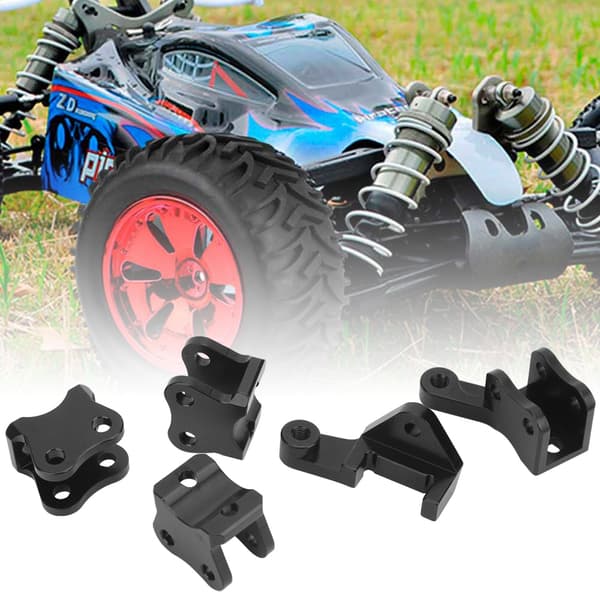 Udskiftning af tilbehør til RC-støddæmperstang til RGT Crawler EX86100 1/10 CarBlack