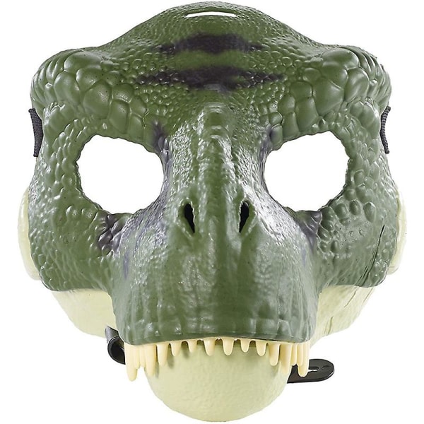 Halloween Party Roolileikki Naamio Jurassic Tyrannosaurus Rex Green