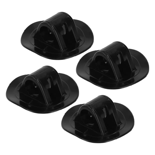 4st 76mm Gummibåtsmotorfäste Spänne Svart Motorfäste Kajaker