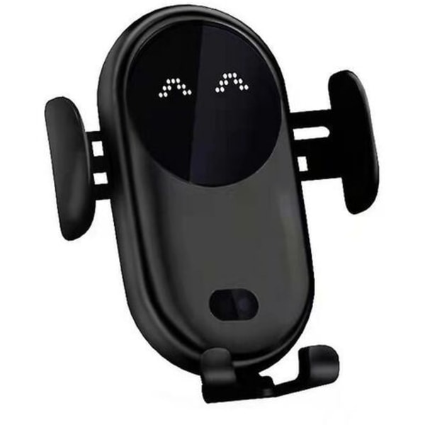 Smart bil trådløs oplader, rød auto-sensing smart bil telefon holder