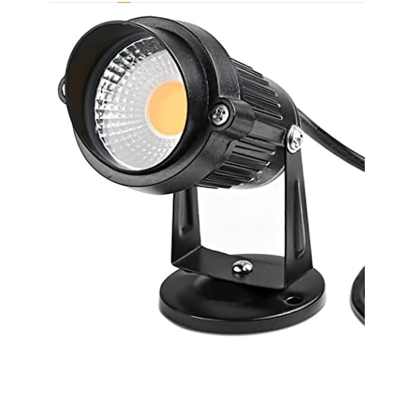 Landskab op-ned lys 5W hvid LED dekorativ spotlight 110V med stik til indendørs udendørs terrasse trin væglampe (varm