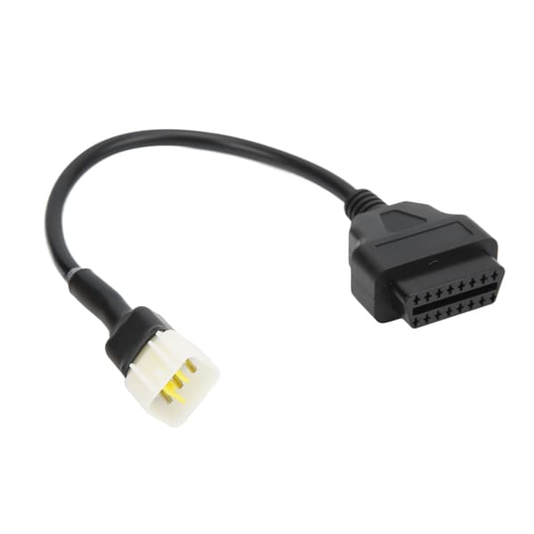 6-polig diagnostisk kontaktkabel OBD diagnostisk adapter ersättning för Delphi motorcykel