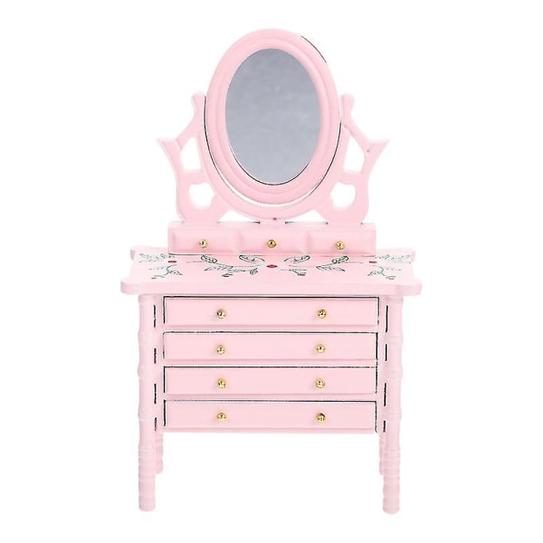 2 stk, rosa minikommode mockup dekor